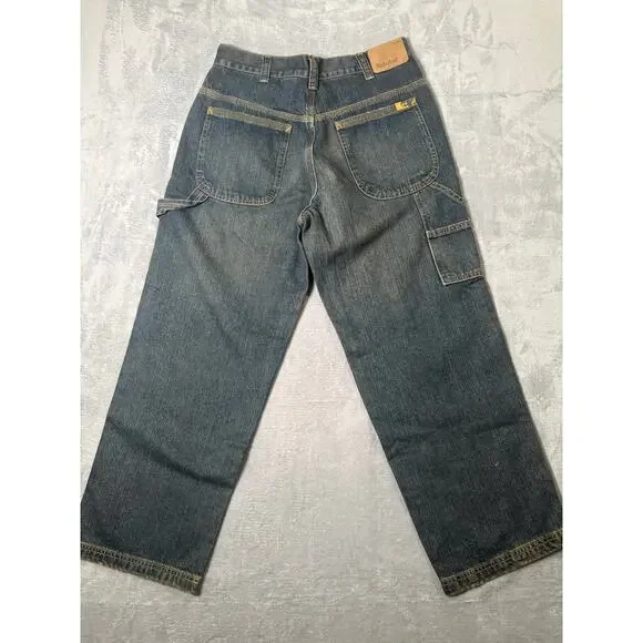 Timberland Straight Leg Jeans Men’s 33x30 Blue Denim Classic Workwear - Picture 2 of 8